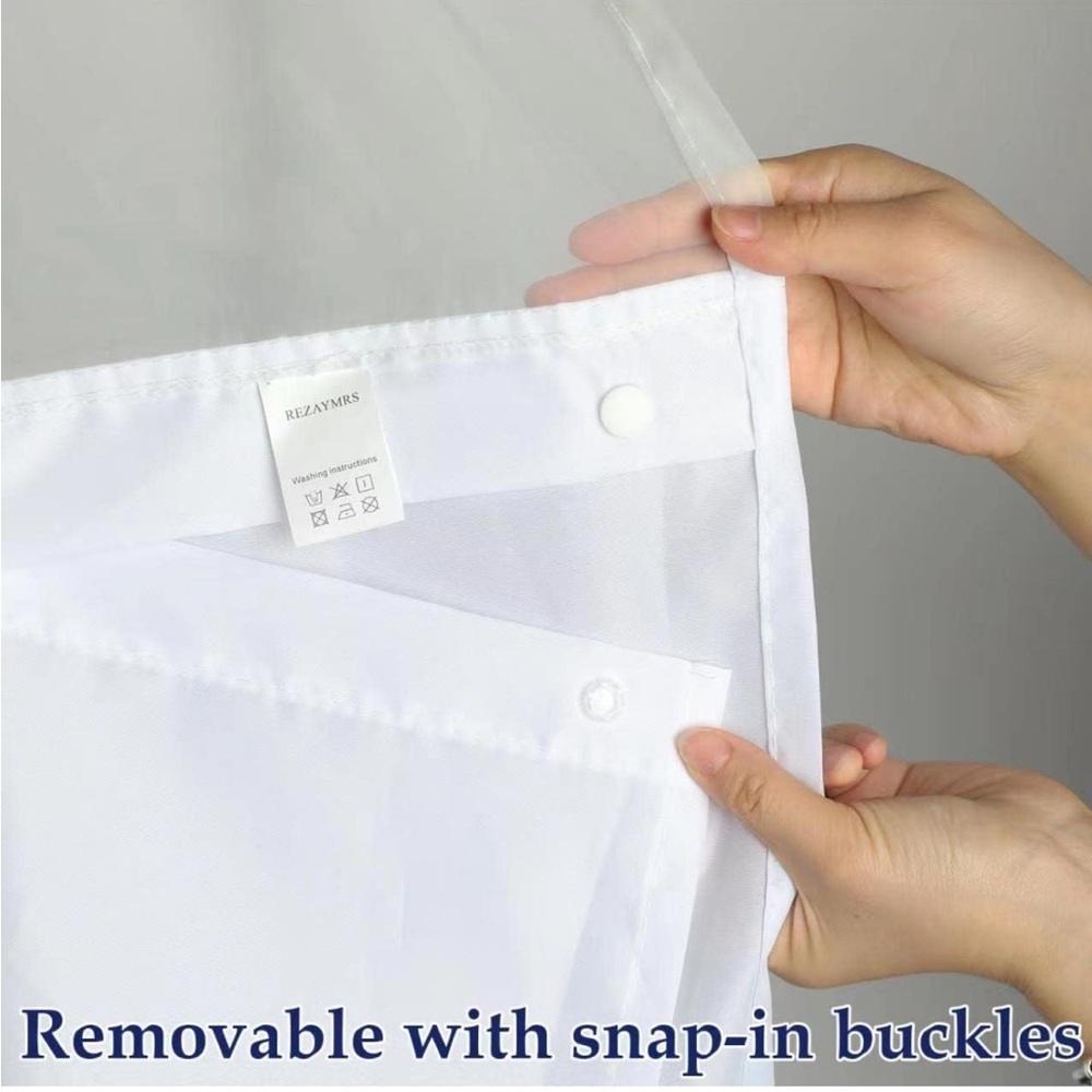 REZAYMRS FLORAL SHOWER CURTAIN - Picture 5 of 6